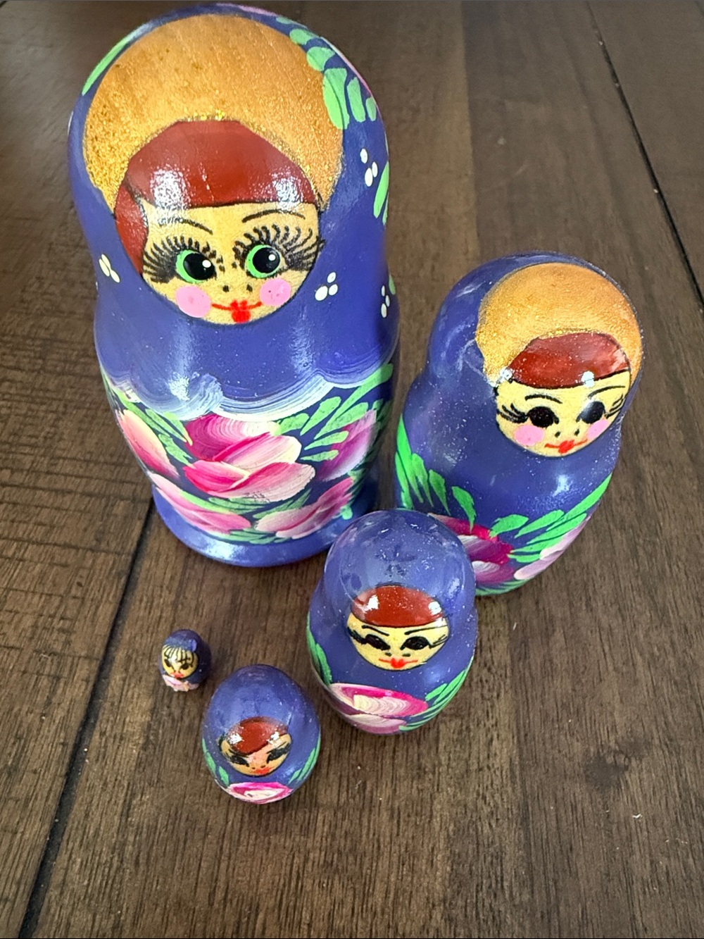 Russian Nesting Dolls Set of 5 St Petersburg